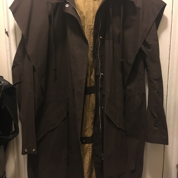 Maison Martin Margiela MM6 Brown Canvas Coat 40/8 - Picture 2 of 3